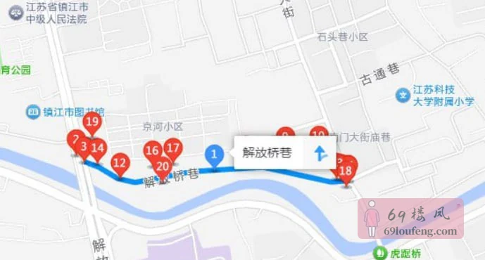 镇江解放桥巷靠近南门大街一侧玻璃门 - 江苏-镇江 楼凤实拍第1张