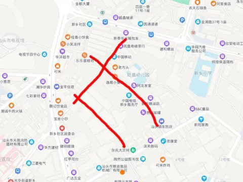 金平区新乡市场附近巷子内 - 广东-汕头 快餐扫街实拍