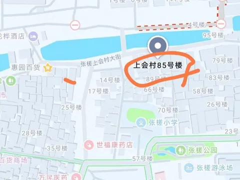 导航到地图上的位置 巷子 广东-佛山