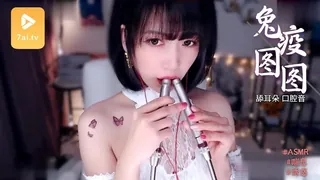 91视频推荐：#ASMR_口腔音_舔耳朵_含麦性感诱惑_免疫_圈圈 手机在线播放