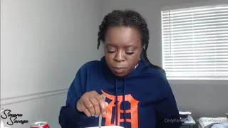 “准备拍摄内容……有点更新。想法。吃饭。设置。”("getting ready to shoot content...kinda. updates. thoughts. eating. setting up.") - 极具视觉冲击力的全网精选内容