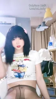 性奴伪娘 #小安_清纯大奶的他在线直播 黑丝袜里竟有大鸡巴 最新更新资源合集