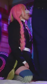 【猫咪av站】cosplay鬼灭之刃唯一的女柱 现场高清截图